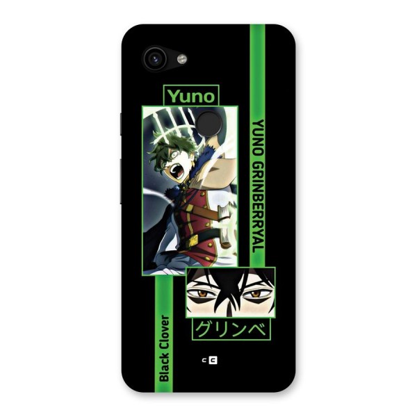 Yuno Black Clover Back Case for Google Pixel 3a XL