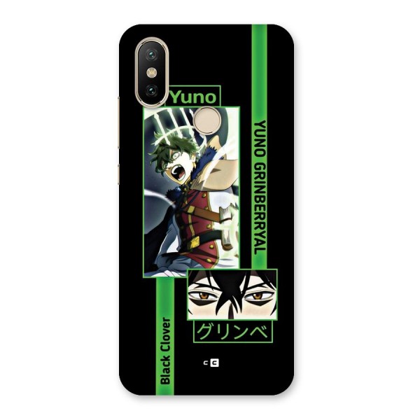 Yuno Black Clover Back Case for Mi A2