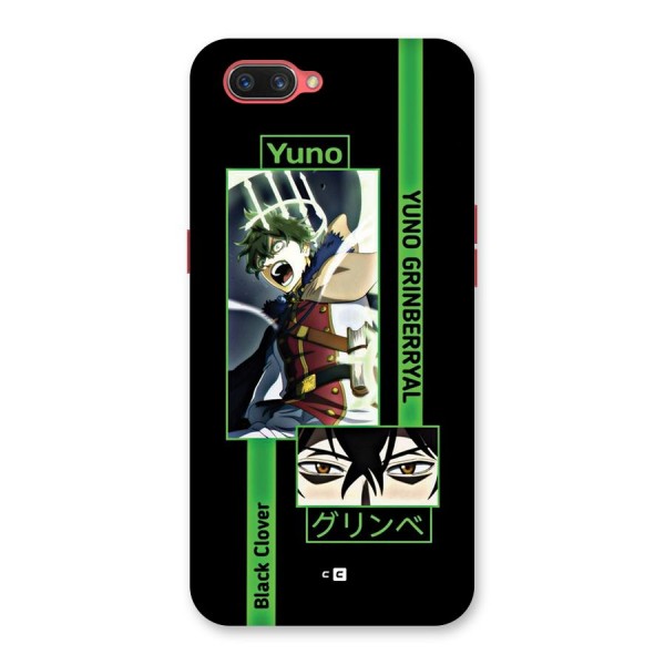 Yuno Black Clover Back Case for Oppo A3s