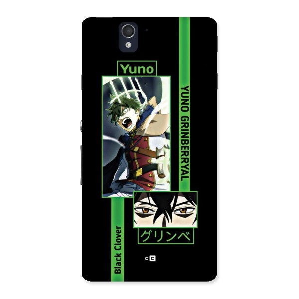 Yuno Black Clover Back Case for Xperia Z