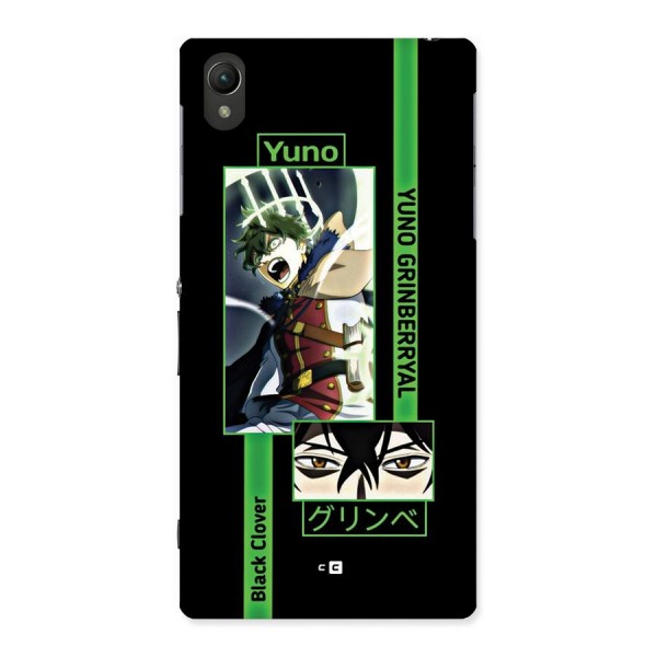 Yuno Black Clover Back Case for Xperia Z1