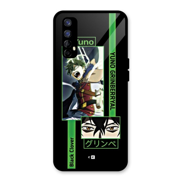 Yuno Black Clover Glass Back Case for Realme 7