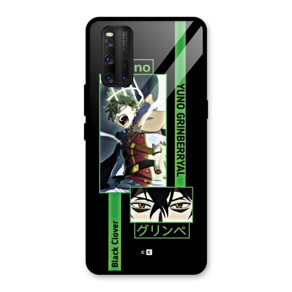 Yuno Black Clover Glass Back Case for Vivo iQOO 3