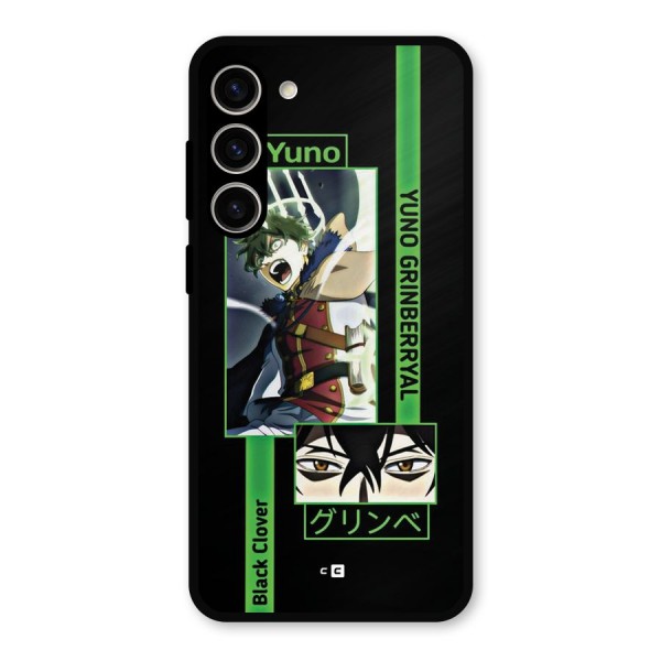 Yuno Black Clover Metal Back Case for Galaxy S23 Plus