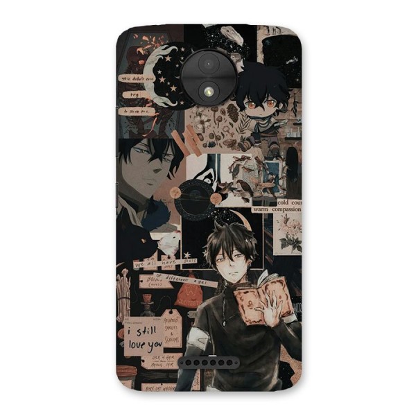 Yuno Collage Back Case for Moto C