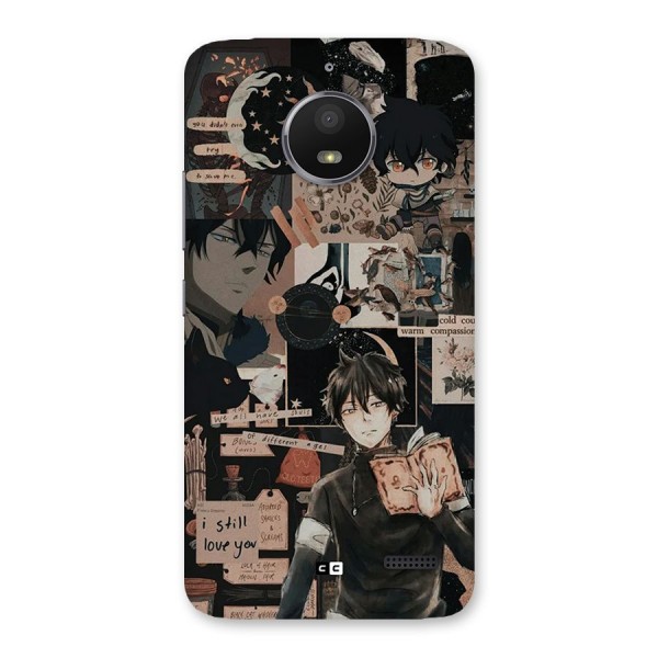 Yuno Collage Back Case for Moto E4