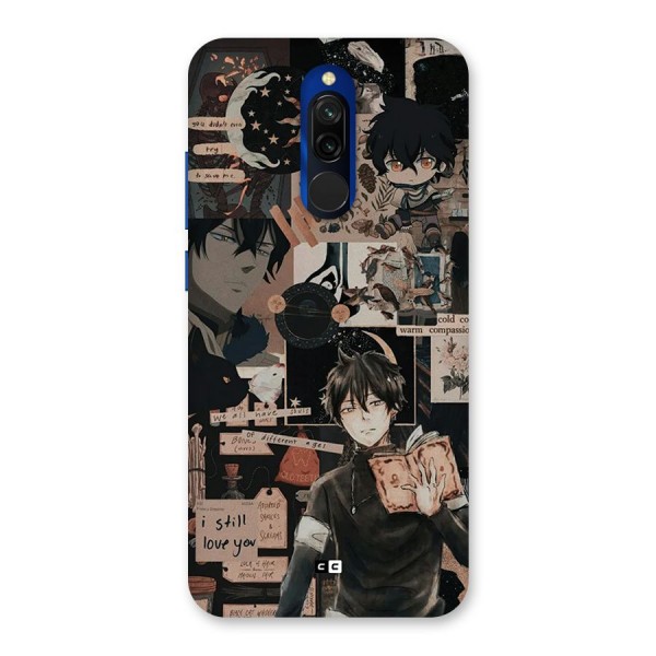 Yuno Collage Back Case for Redmi 8