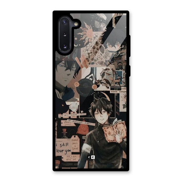 Yuno Collage Glass Back Case for Galaxy Note 10