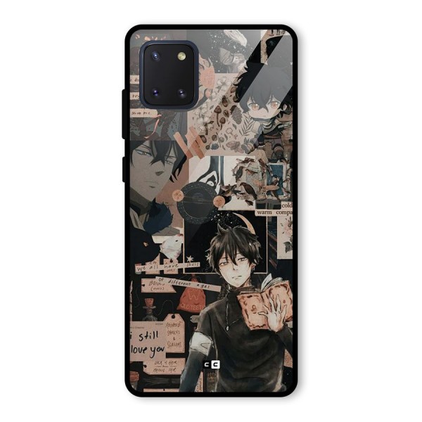 Yuno Collage Glass Back Case for Galaxy Note 10 Lite