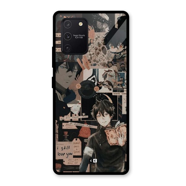 Yuno Collage Glass Back Case for Galaxy S10 Lite