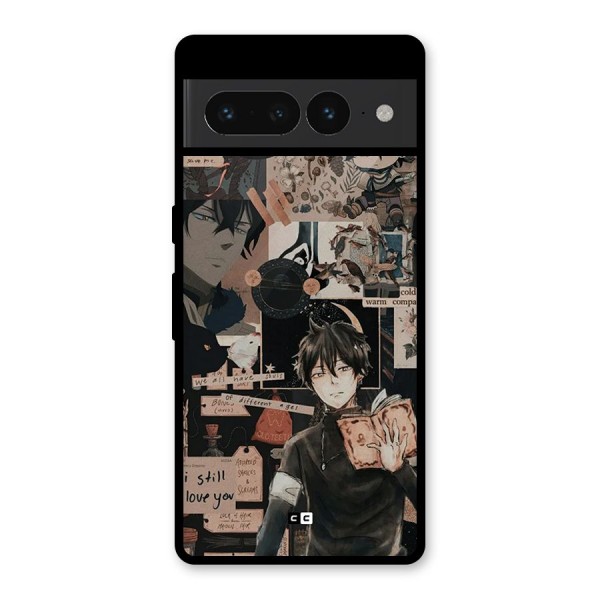 Yuno Collage Glass Back Case for Google Pixel 7 Pro