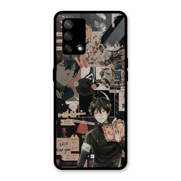 Yuno Collage Glass Back Case for Oppo F19