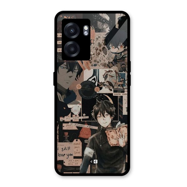 Yuno Collage Glass Back Case for Oppo K10 (5G)