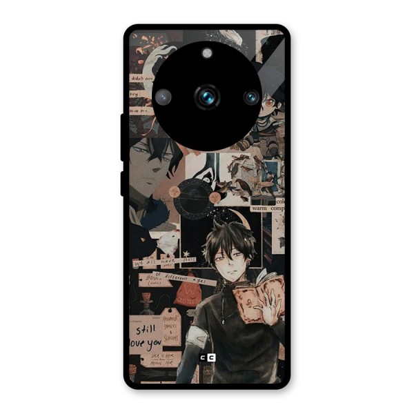 Yuno Collage Glass Back Case for Realme 11 Pro