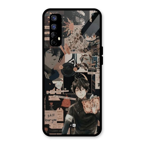 Yuno Collage Glass Back Case for Realme 7