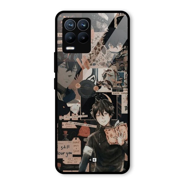 Yuno Collage Glass Back Case for Realme 8