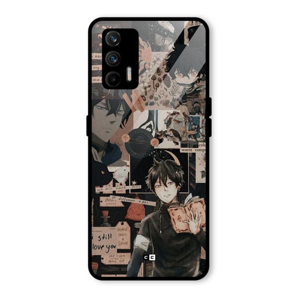 Yuno Collage Glass Back Case for Realme GT 5G