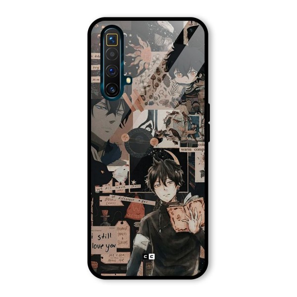 Yuno Collage Glass Back Case for Realme X3 SuperZoom