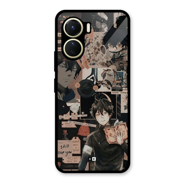 Yuno Collage Glass Back Case for Vivo Y56