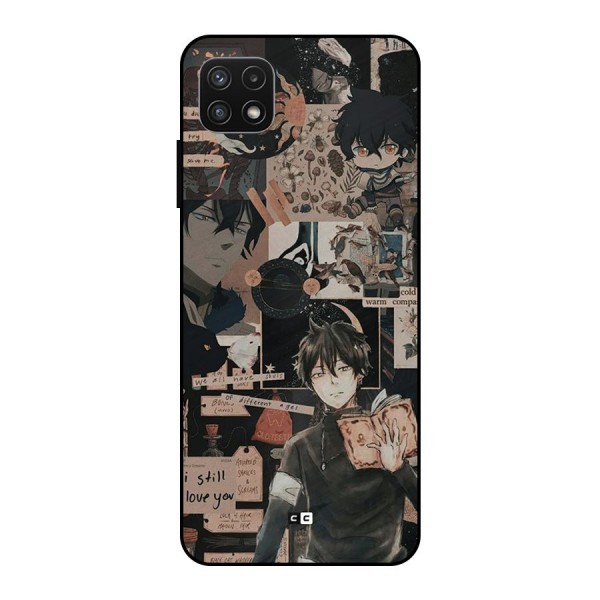 Yuno Collage Metal Back Case for Galaxy A22 5G