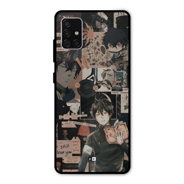 Yuno Collage Metal Back Case for Galaxy A51