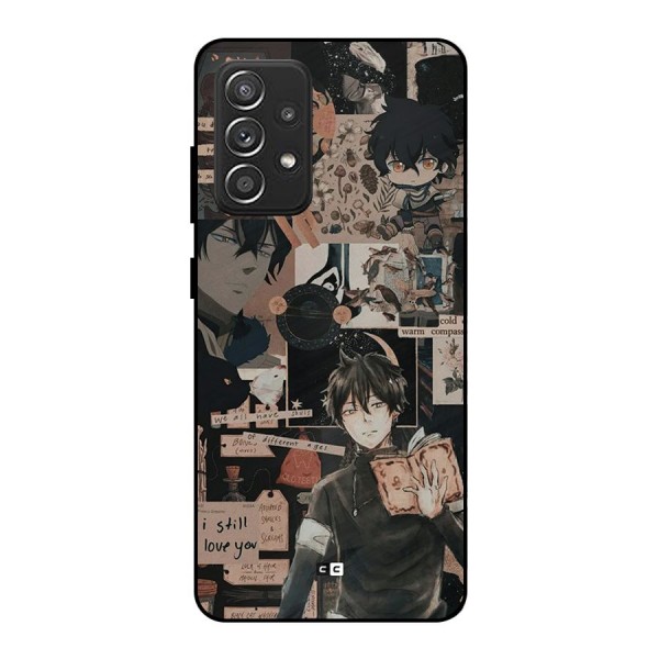 Yuno Collage Metal Back Case for Galaxy A52