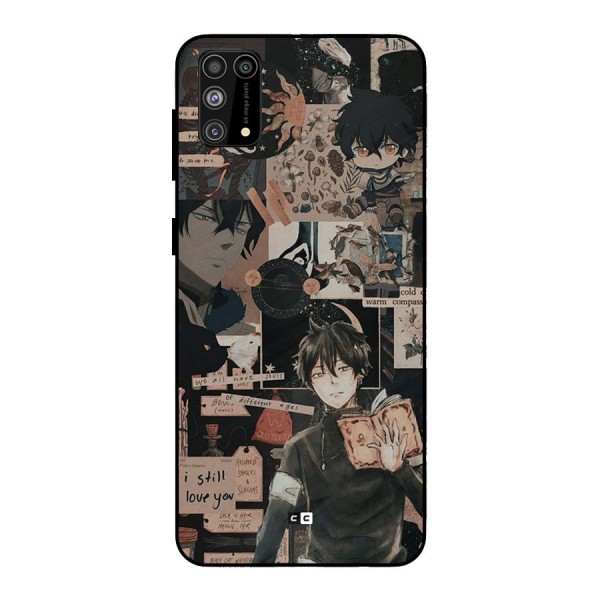 Yuno Collage Metal Back Case for Galaxy M31