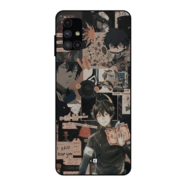 Yuno Collage Metal Back Case for Galaxy M51