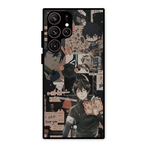 Yuno Collage Metal Back Case for Galaxy S22 Ultra 5G