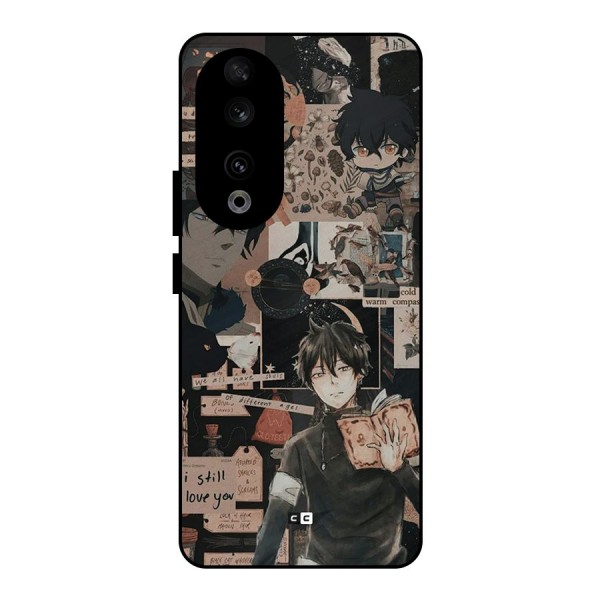 Yuno Collage Metal Back Case for Honor 90