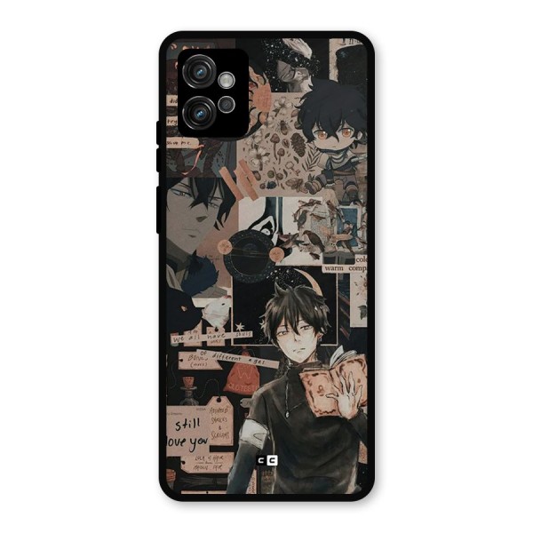 Yuno Collage Metal Back Case for Moto G32