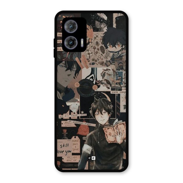 Yuno Collage Metal Back Case for Moto G73