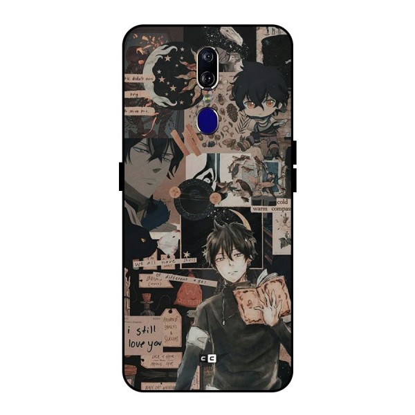 Yuno Collage Metal Back Case for Oppo F11