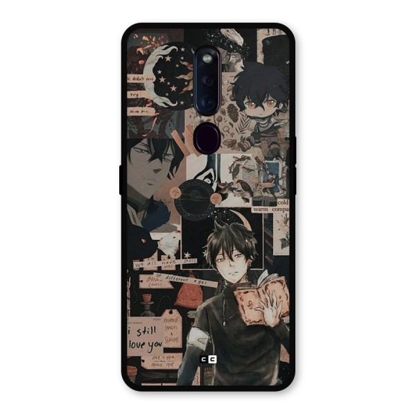 Yuno Collage Metal Back Case for Oppo F11 Pro