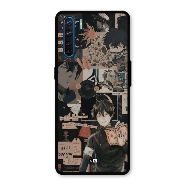 Yuno Collage Metal Back Case for Oppo F15