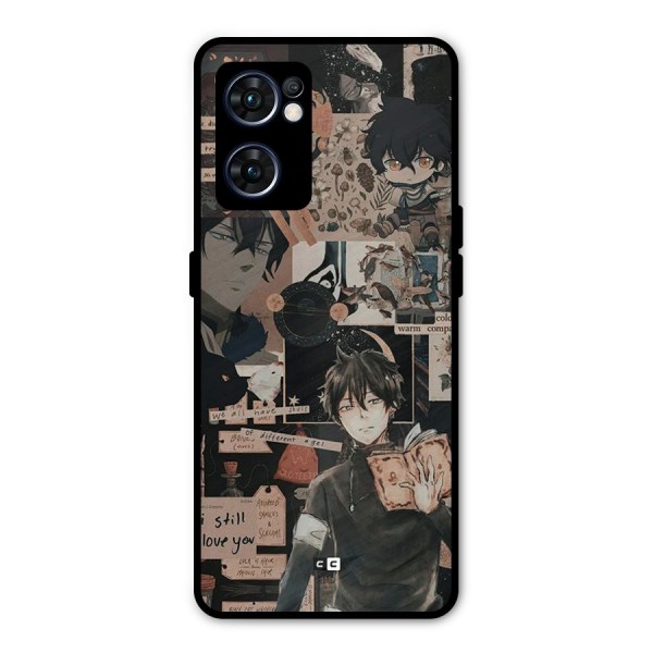 Yuno Collage Metal Back Case for Oppo Reno7 5G