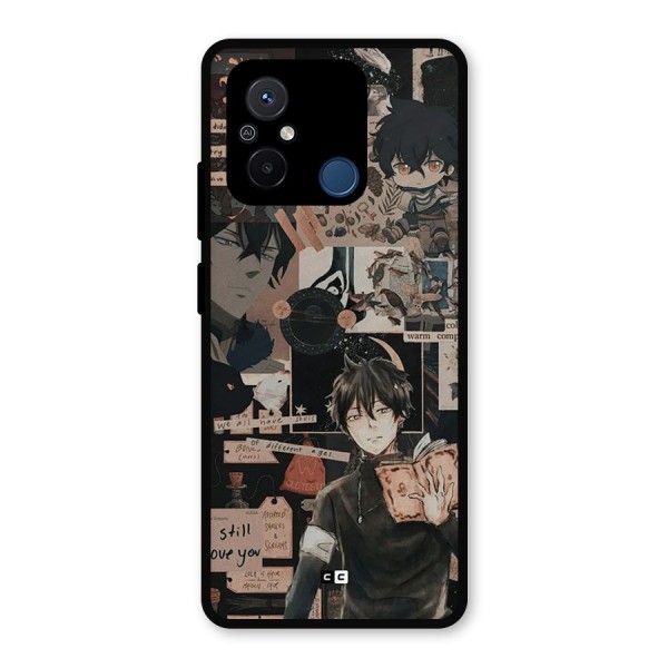 Yuno Collage Metal Back Case for Poco C55