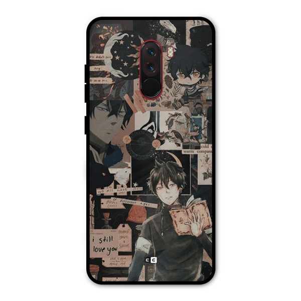 Yuno Collage Metal Back Case for Poco F1