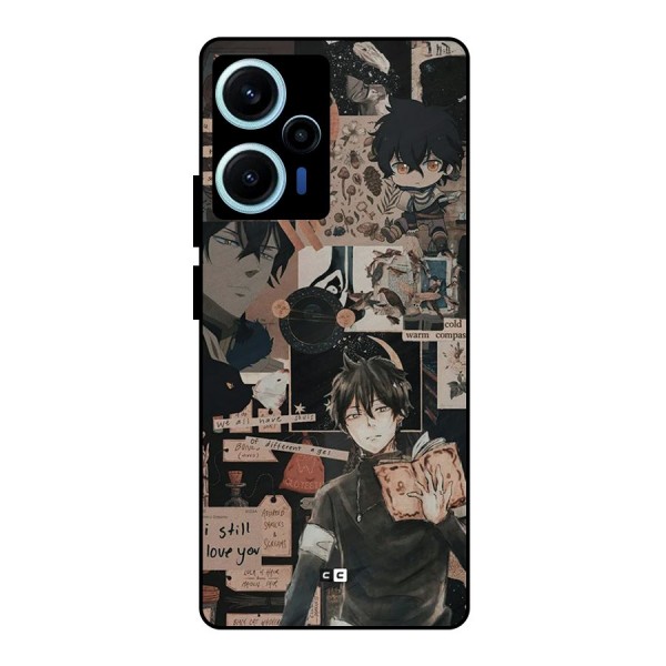 Yuno Collage Metal Back Case for Poco F5