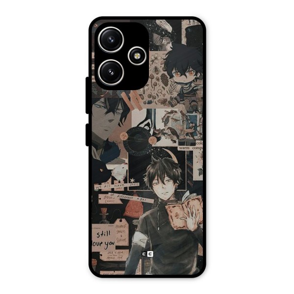 Yuno Collage Metal Back Case for Poco M6 Pro