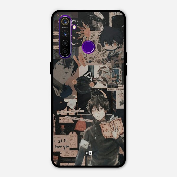 Yuno Collage Metal Back Case for Realme 5 Pro