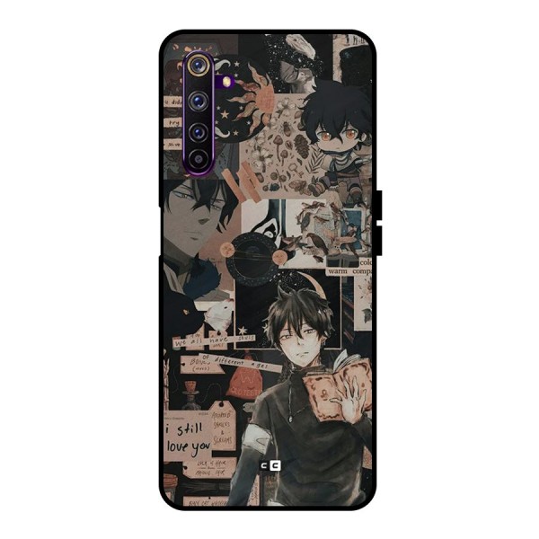 Yuno Collage Metal Back Case for Realme 6 Pro