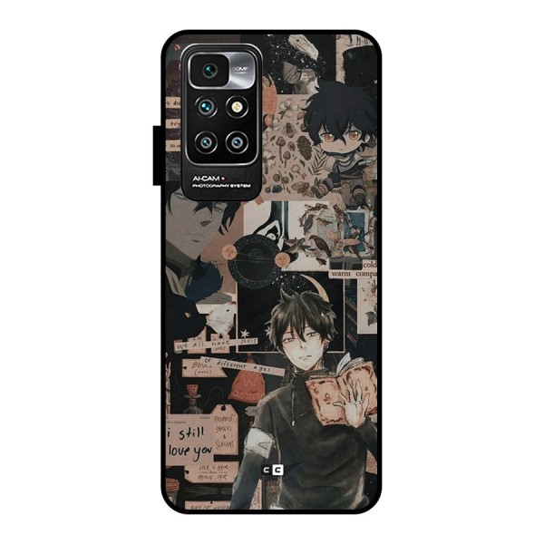 Yuno Collage Metal Back Case for Redmi 10 Prime