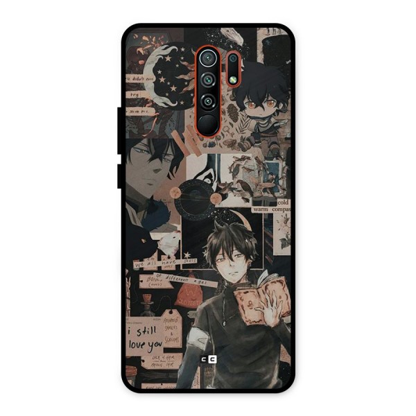 Yuno Collage Metal Back Case for Redmi 9 Prime