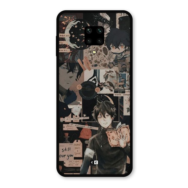 Yuno Collage Metal Back Case for Redmi Note 9 Pro