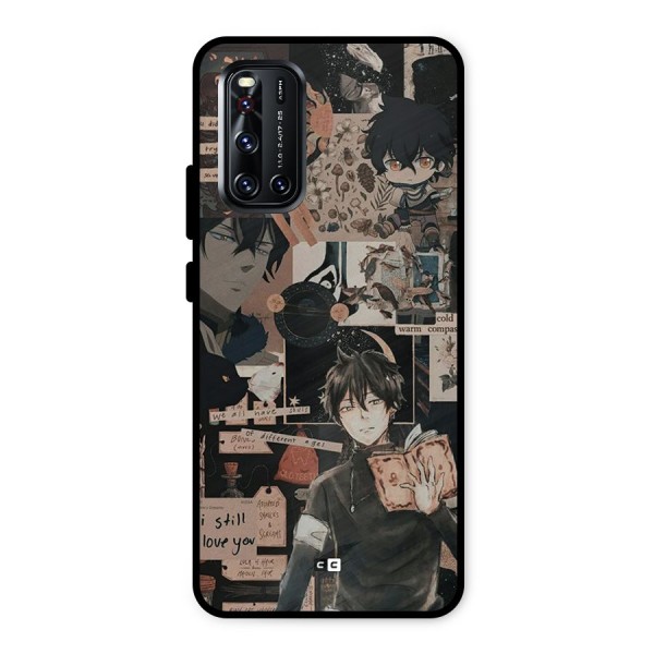 Yuno Collage Metal Back Case for Vivo V19