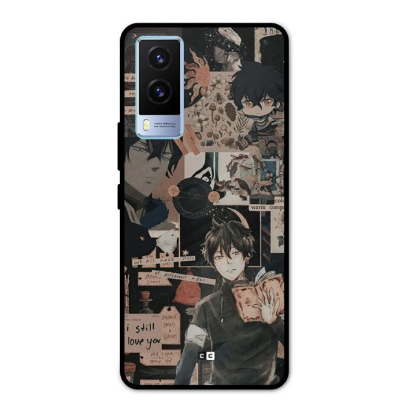 Yuno Collage Metal Back Case for Vivo V21e 5G