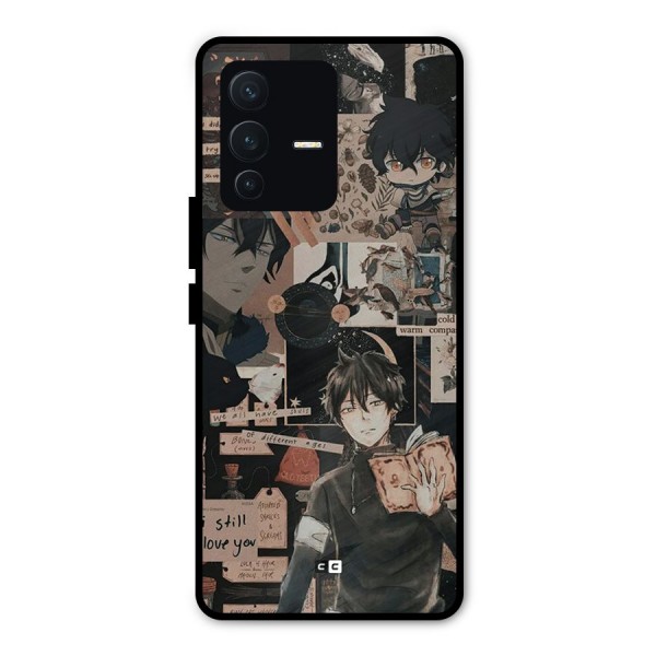 Yuno Collage Metal Back Case for Vivo V23 Pro