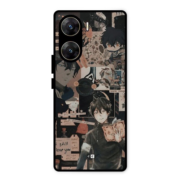 Yuno Collage Metal Back Case for Vivo V29e