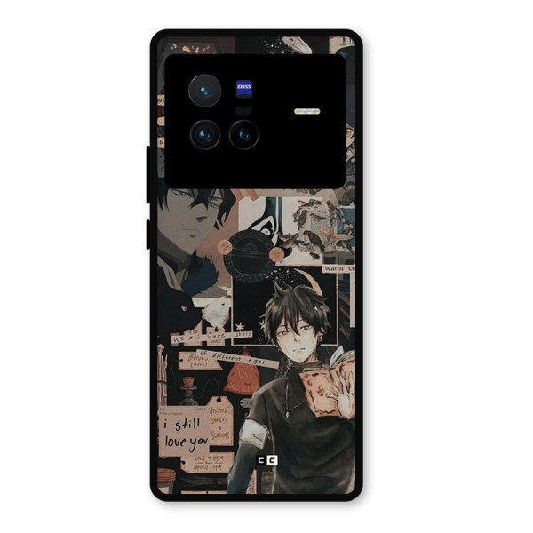 Yuno Collage Metal Back Case for Vivo X80